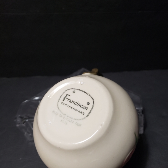 Vintage FRANCISCAN "Desert Rose" Creamer & Sugar Bowl Set - Picture 8 of 12